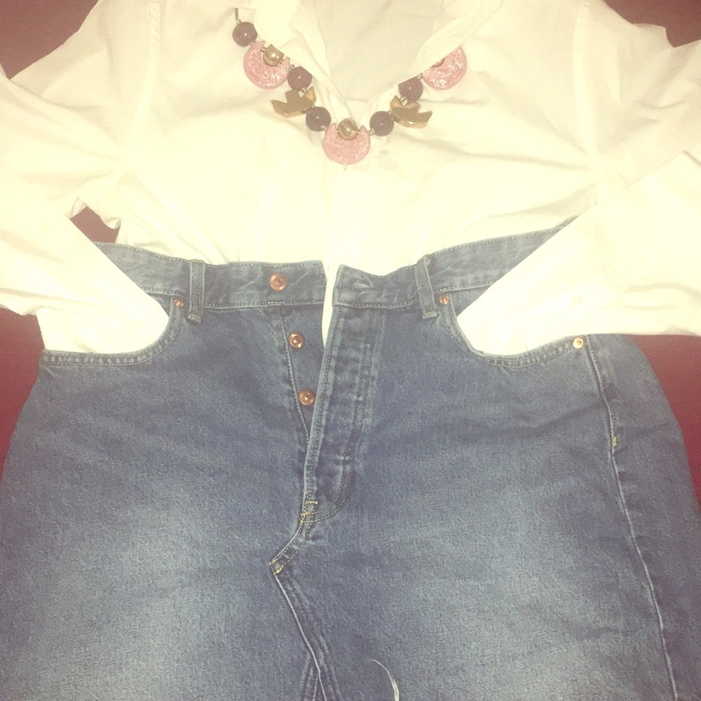 H & M Jean Mini Skirt